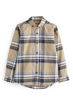 OXFORD - Pluus - tan brown blue