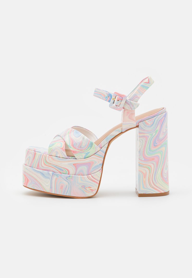 ALDO Sandalen met hoge hak blauw