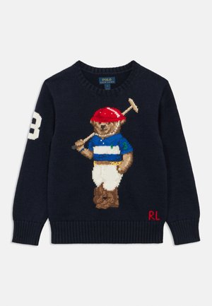PULLOVER - Striktrøje - navy