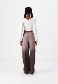 JJXX JXTOKYO WIDE - Široke hlačnice - seal brown
