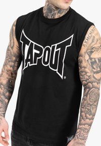 Tapout ÄRMELLOSES NORMALE PASSFORM ALEMADA - Top - black white