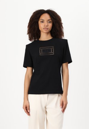 Elisabetta Franchi WOMEN - T-Shirt print - nero