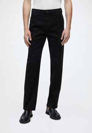 Selected SLM196-STRAIGHT MILES TWILL PANT NOOS - Pantalon classique - black