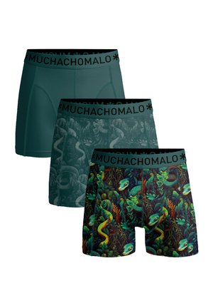 MUCHACHOMALO 3-PACK  - Kurze Boxershorts - green