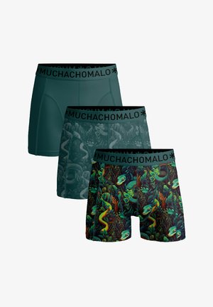 MUCHACHOMALO, 3-PACK - Boxershort - green
