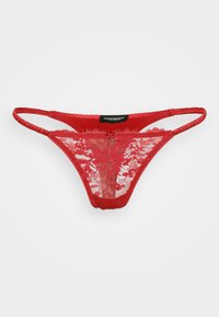 Emporio Armani THONG - Stringtrosa - lacquer red/röd - Zalando.se