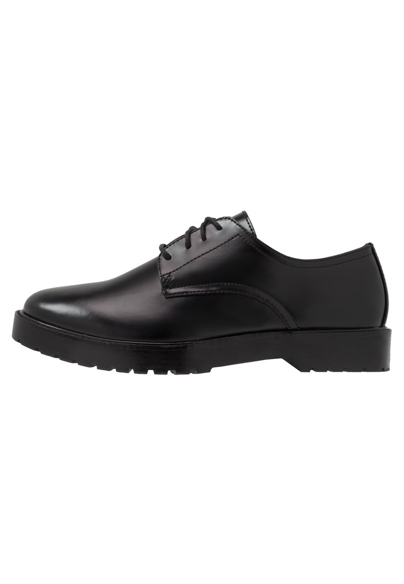 Zign - LEATHER UNISEX - Lietišķas šņorkurpes - black, Palielināt