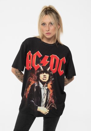 AC/DC ANGUS HIGHWAY  HELL SUBLIMATION  - Print T-shirt - black