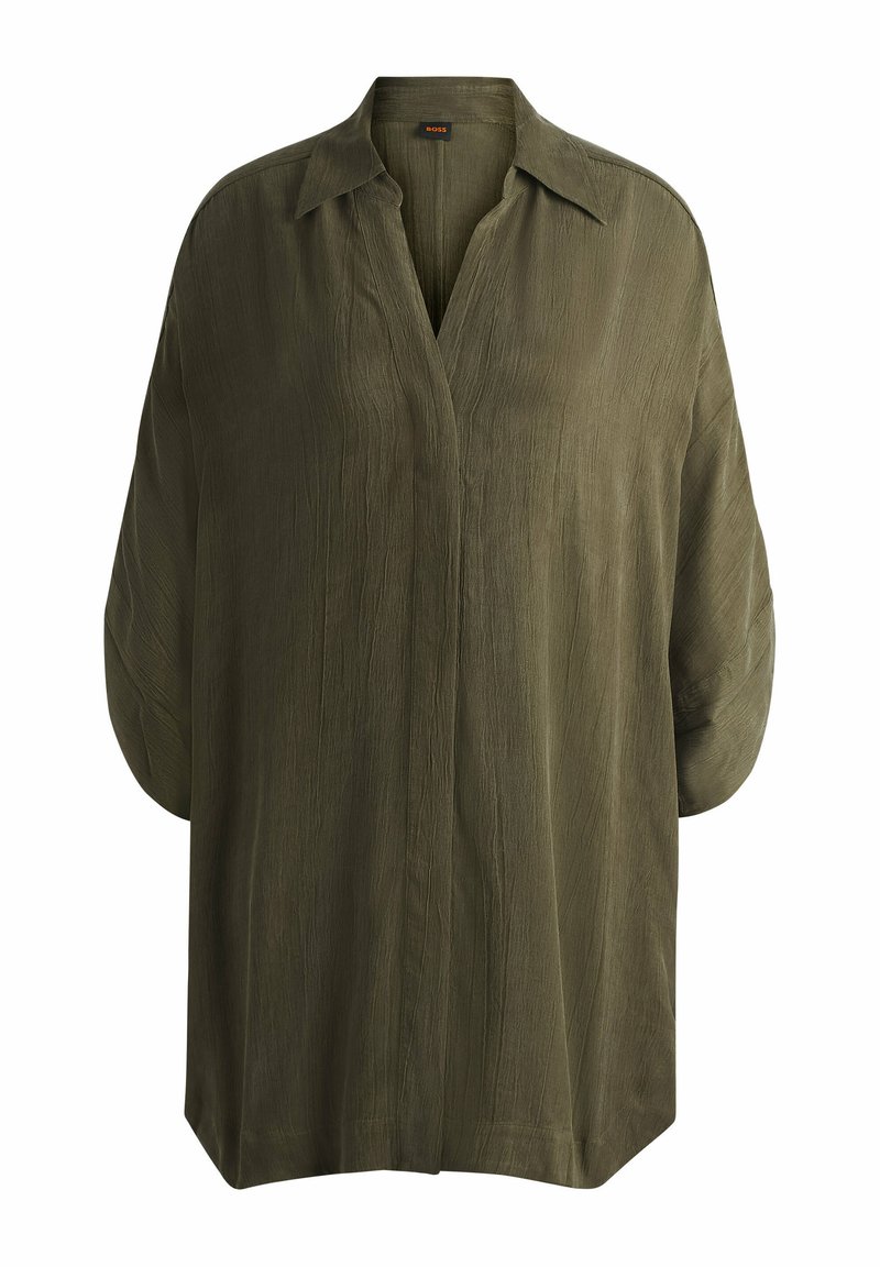 Boss Overhemdblouse donkergroen