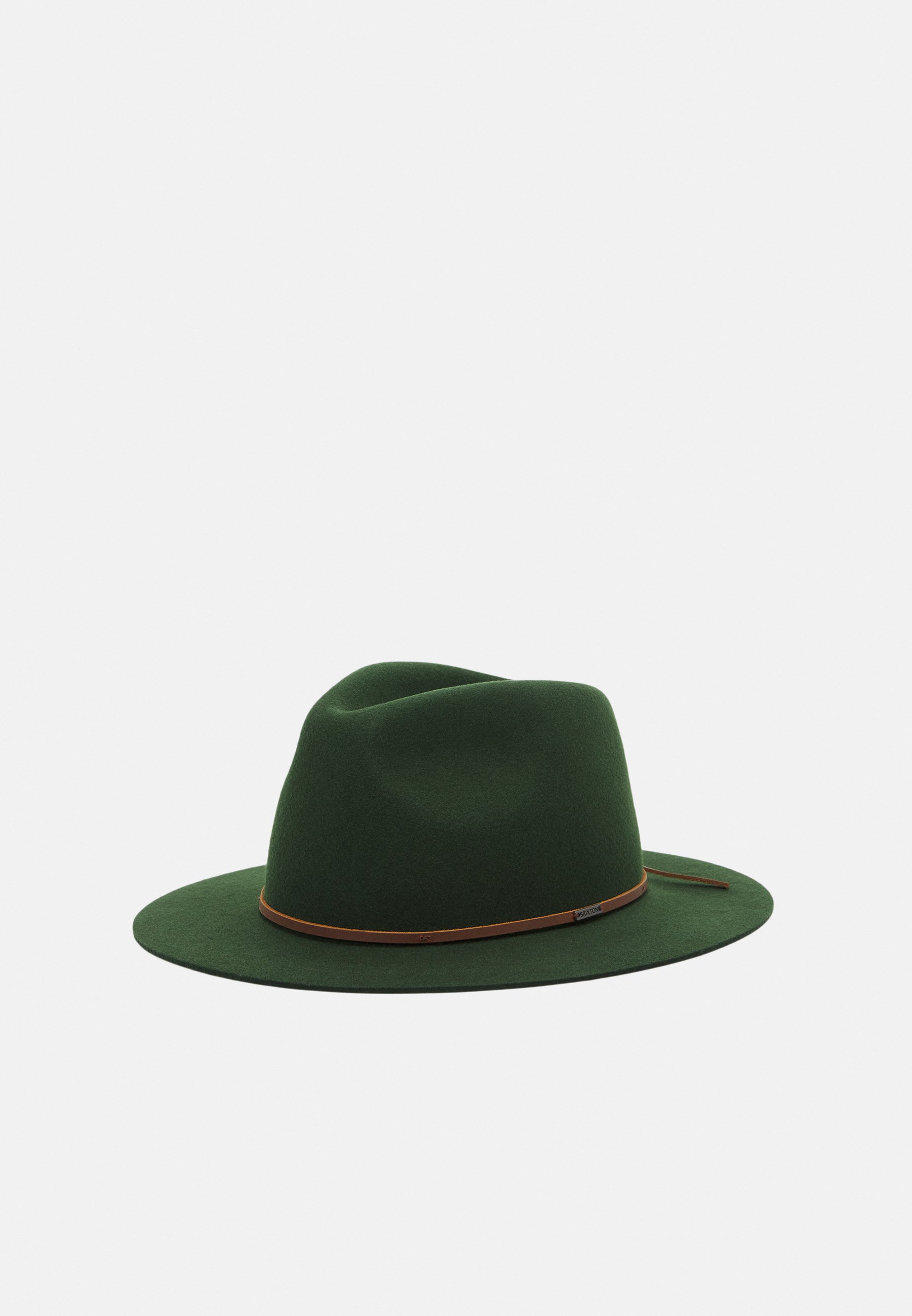 Brixton Wesley Olive Green Fedora Unisex Hat Brixton Women main image 2
