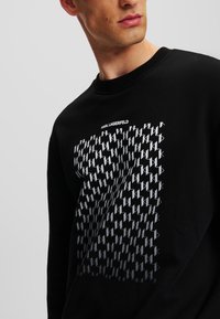 KARL LAGERFELD RELAXED MONOGRAM DEGRAD� - Melegítőfelső - black