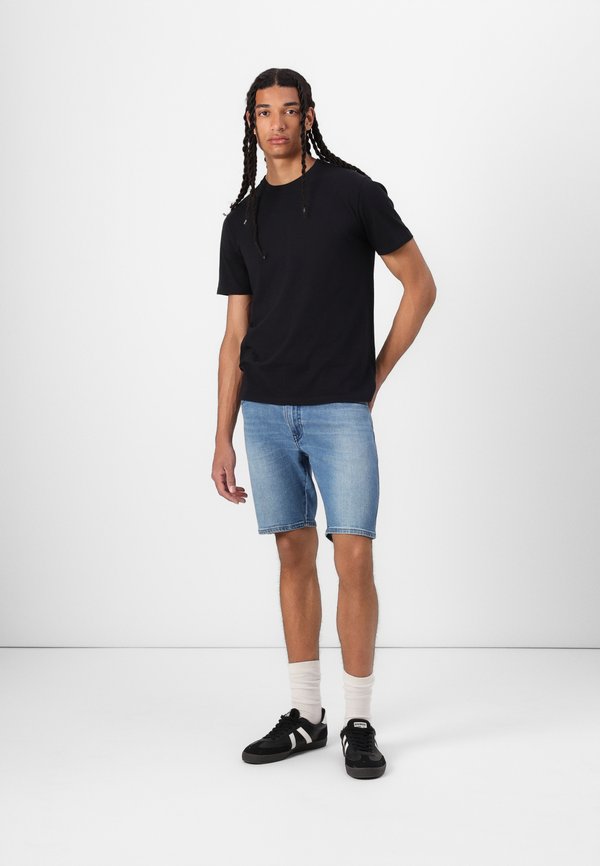 TEXAS - Denim shorts - sentinel steel4