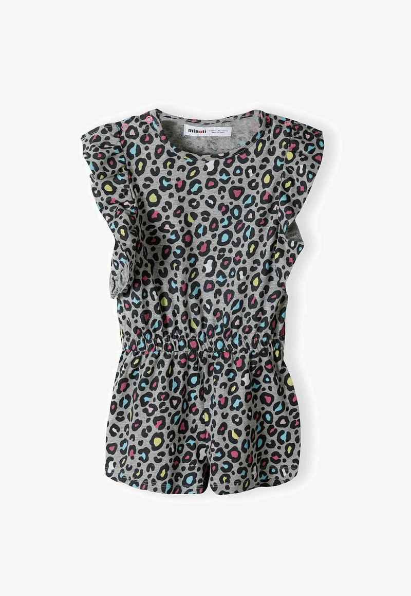 MINOTI SLEEVELESS WITH FRILL DETAIL - Mono - mottled grey pink mint