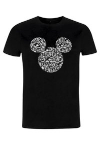 Disney DISNEY CLASSIC MICKEY MICKEY ICONS FILL UNISEX - Triko s potiskem - black