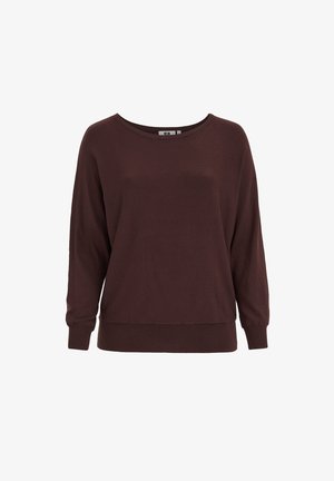 WE Fashion, CURVE - Pullover - dark brown