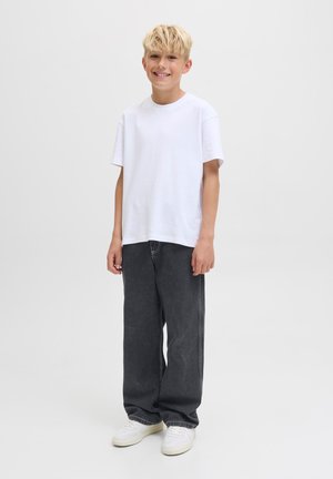 JJIALEX JJCARPENTER - Relaxed fit jeans - black denim