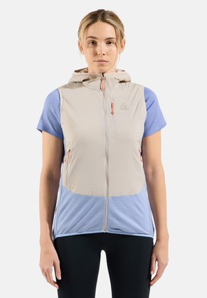 VEST INSULATED ASCENT HYBRID - Weste - silver cloud blue heron