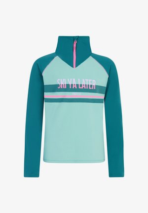 Ilgarankovis viršutinės dalies drabužis - glacial blue