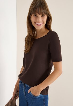 T-shirt basique - braun