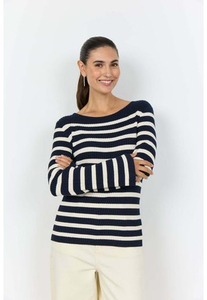 DOLLIE - Strickpullover - marine ecru