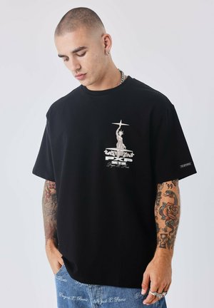 DÉITÉ - Print T-shirt - noir