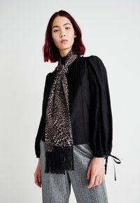 LENNOX LEOPARD SCARF - Huivi - brown