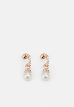 ORIGINALLY DROP - Earrings - white/rose gold-coloured