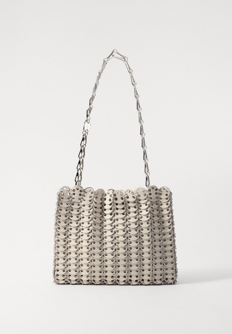 Rabanne BAG - Τσάντα χειρός - cream/silver