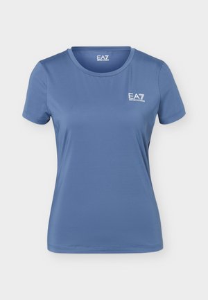 EA7 Emporio Armani, TRAIN TEE - T-shirt de sport - bering sea