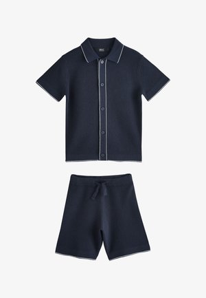 Next, REGULAR FIT-TEXTURED AND SET - Shorts - navy blue
