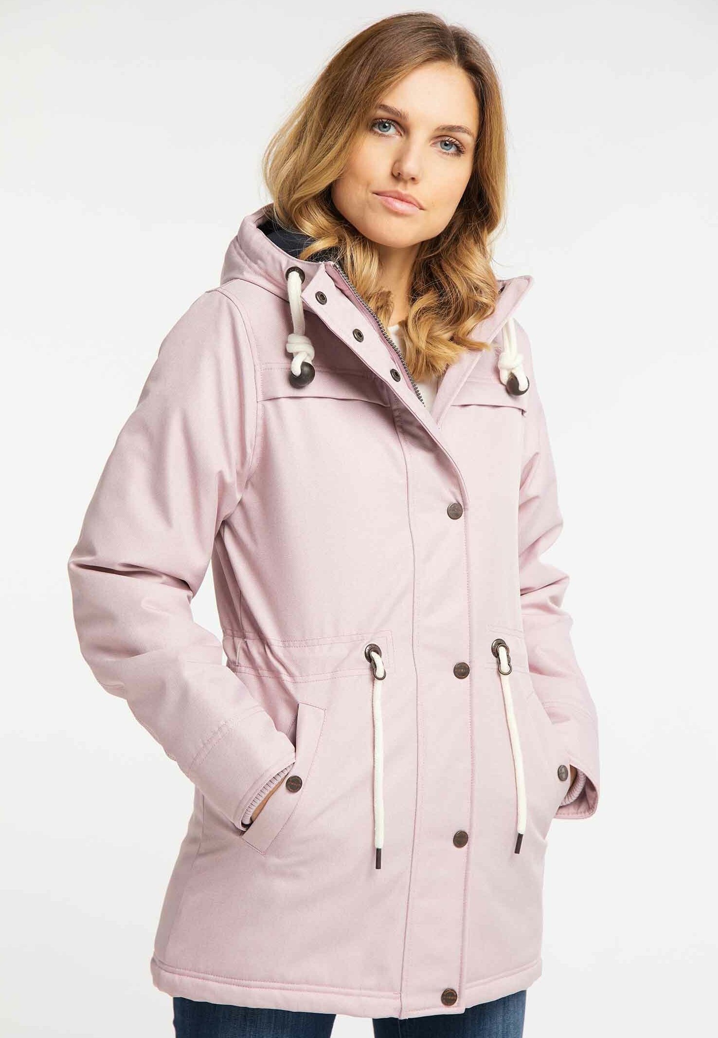 parka rosa mujer