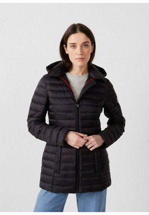 À CAPUCHE MI-LONGUE - Daunenmantel - noir