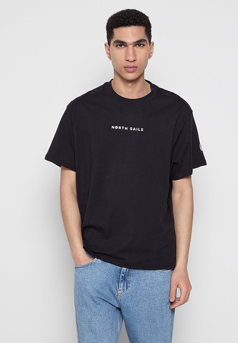 North Sails T-shirt basic zwart