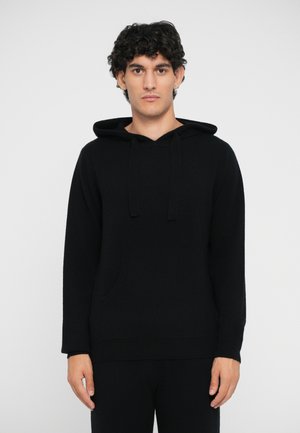 HOODIE - Strickpullover - black
