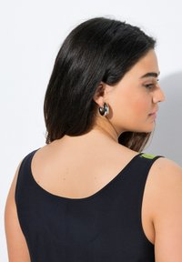 Ulla Popken TOUCAN MOTIF SLEEVELESS A LINE - Denní šaty - black