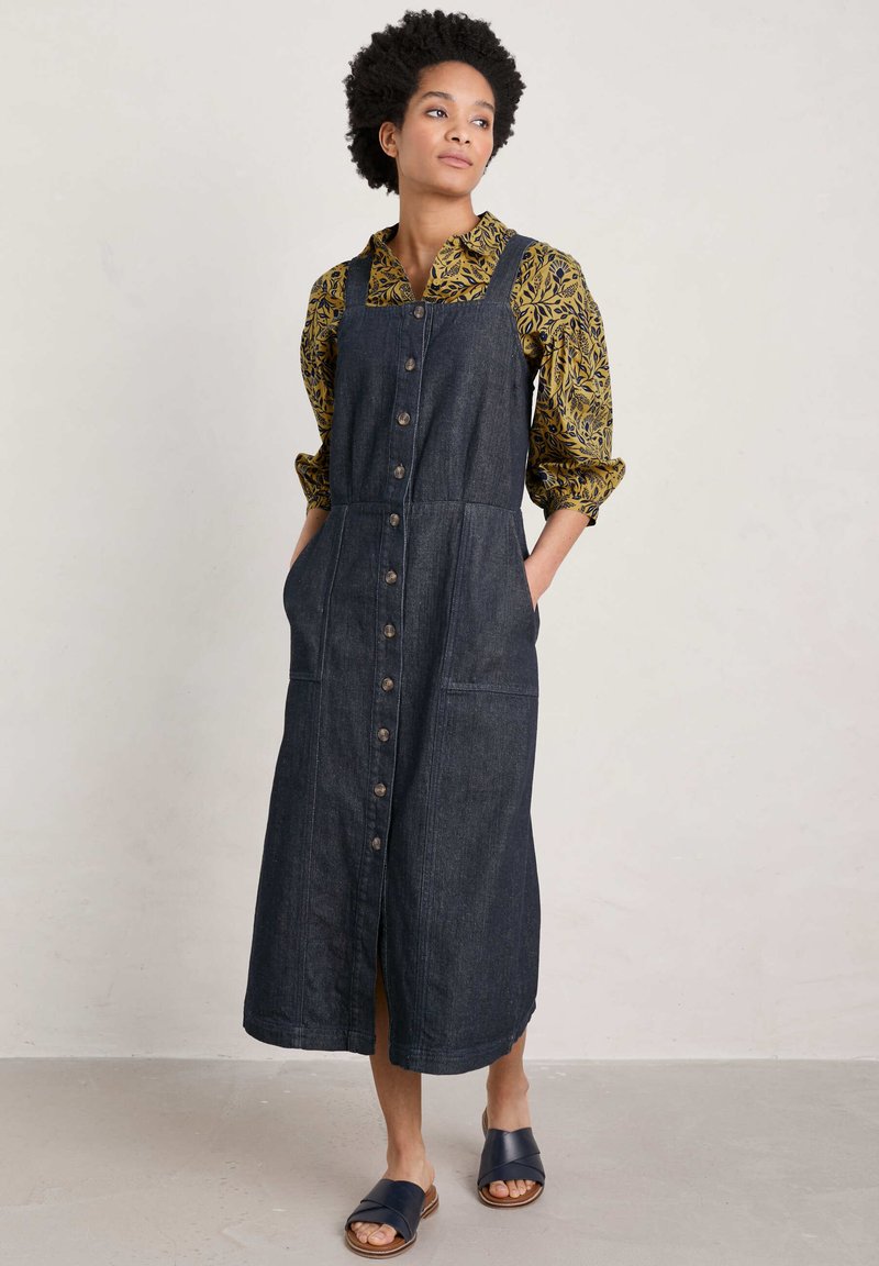Seasalt Cornwall RIVER ROCK Vestito di jeans dark indigo wash/blu