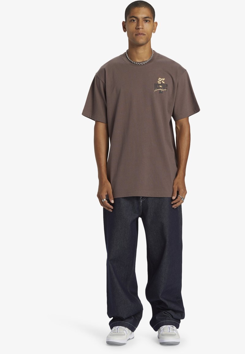 DC Shoes T-shirt print paars DC Shoes T-shirt print paars