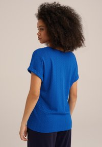WE Fashion Marškinėliai su spaudiniu - blue