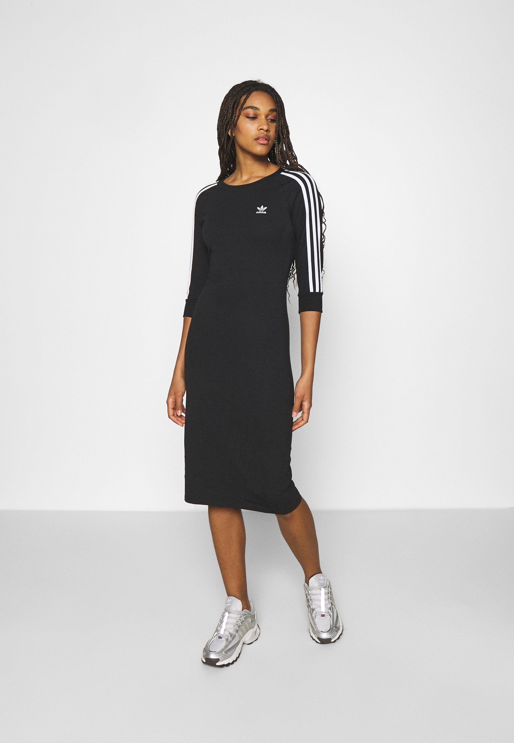 adidas Originals STRIPES - Jerseykjole - black/sort Zalando.dk