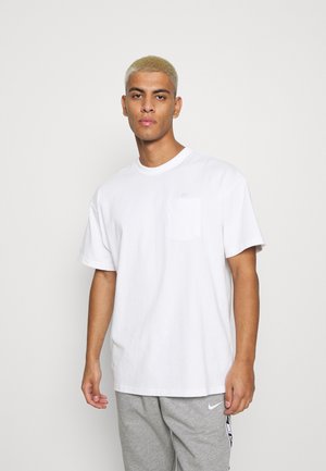 Nike Sportswear TEE POCKET - T-shirts - white