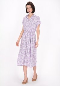 usha Abito a camicia - purple white