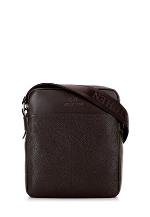 OFFICE COLLECTION - Cross body bag - dark brown