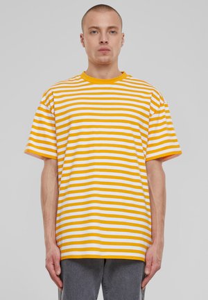 Urban Classics REGULAR STRIPE  - T-shirt imprimé - white magicmango