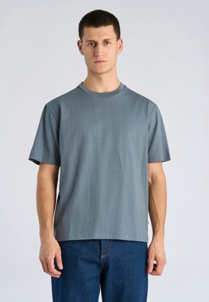 Lindbergh, TEE OVERSIZE - T-shirt basic - blue grey