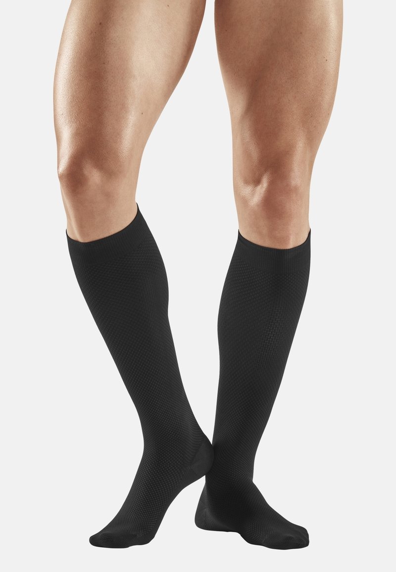 CEP COMPRESSION BUSINESS SOCKS TALL MEN - MADE IN GERMANY - Calzettoni - black