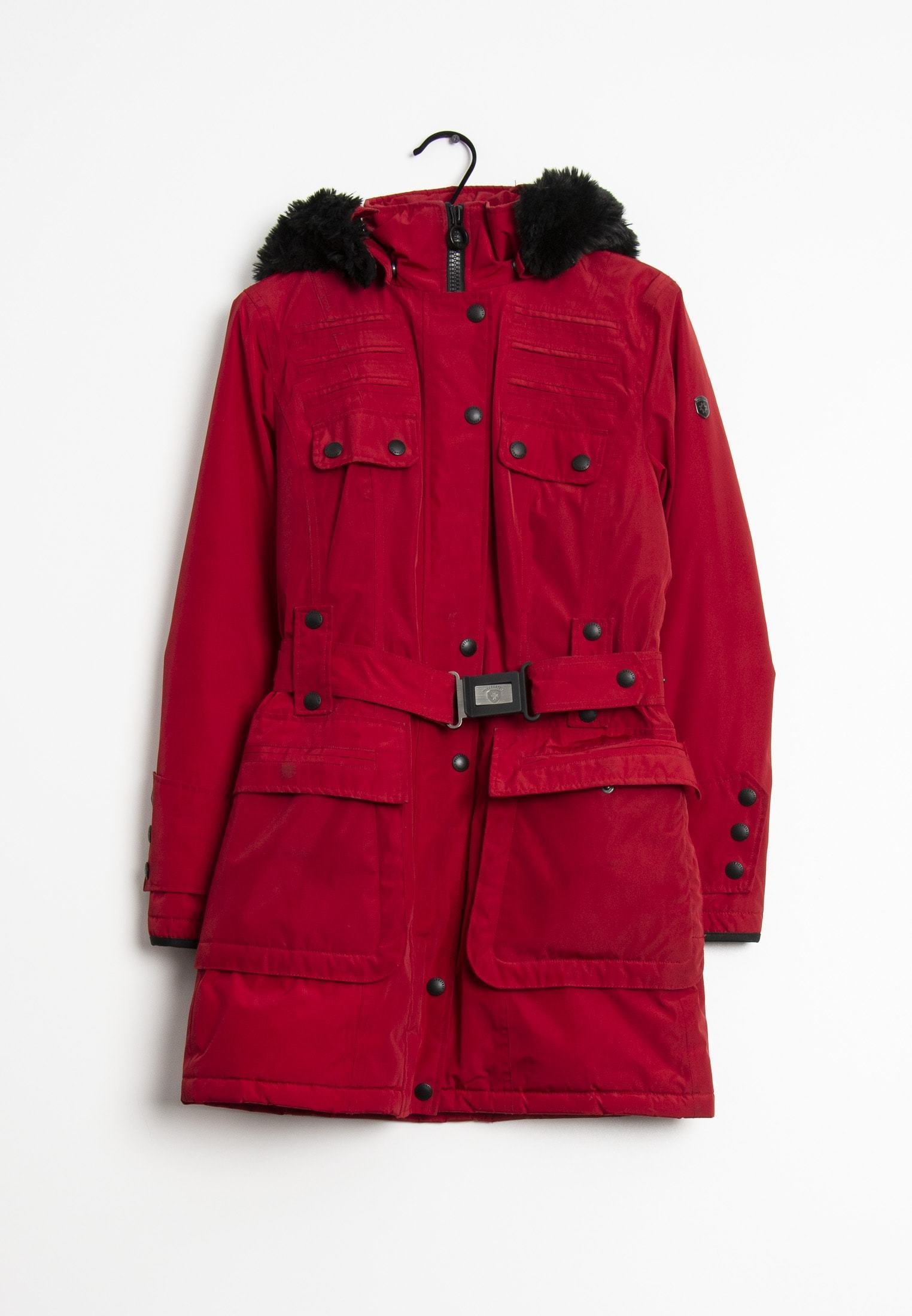 wintermantel wellensteyn rot