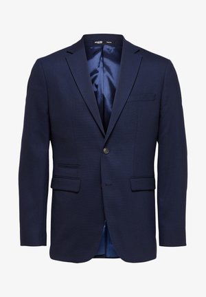 Selected, Woven Wool Blend - Americana - navy blazer