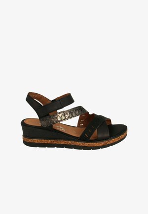 Remonte Keilsandalette - black