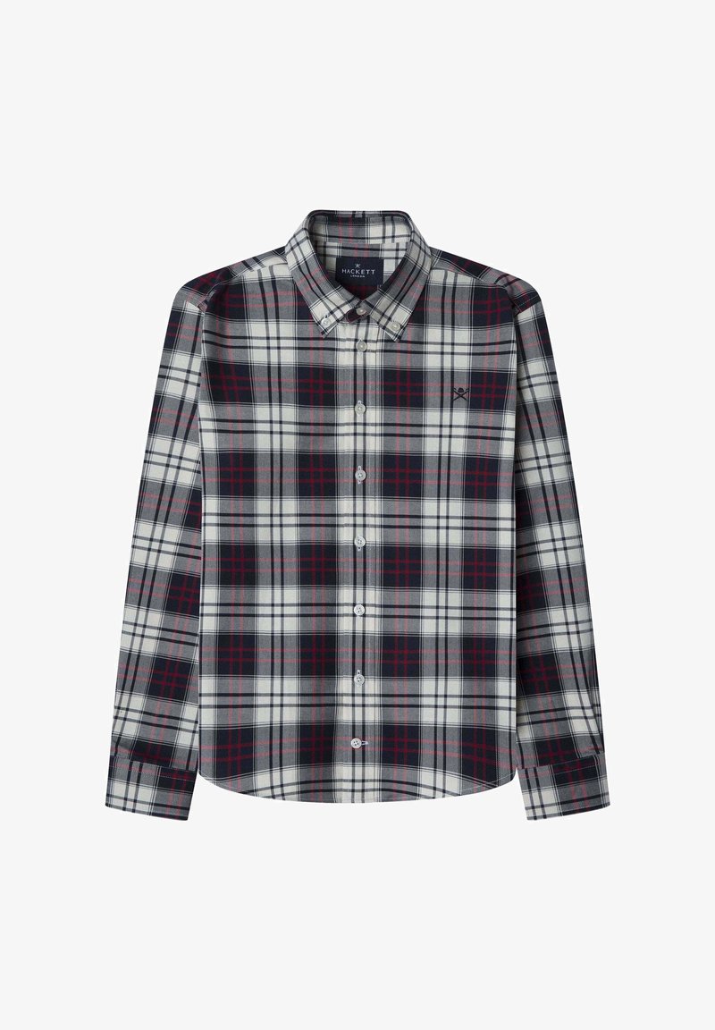 Hackett London PLAID FLAN - Camicia - off white