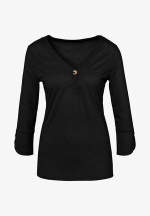 LASCANA 3/4-ARM - Langarmshirt - schwarz